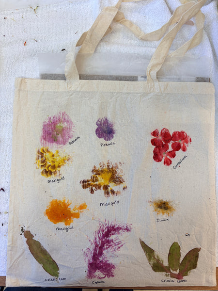 Class | Botanical Imprint Tote Bag