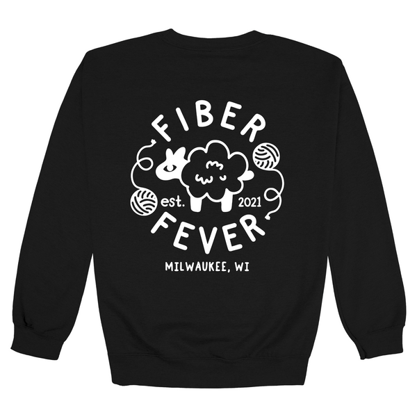 FIBER FEVER | Logo Crewneck