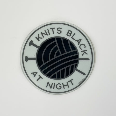 Sticker - Knits Black at Night