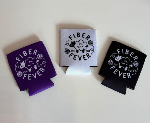 Fiber Fever Can Coozie