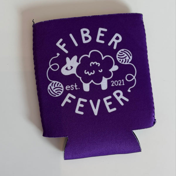 Fiber Fever Can Coozie