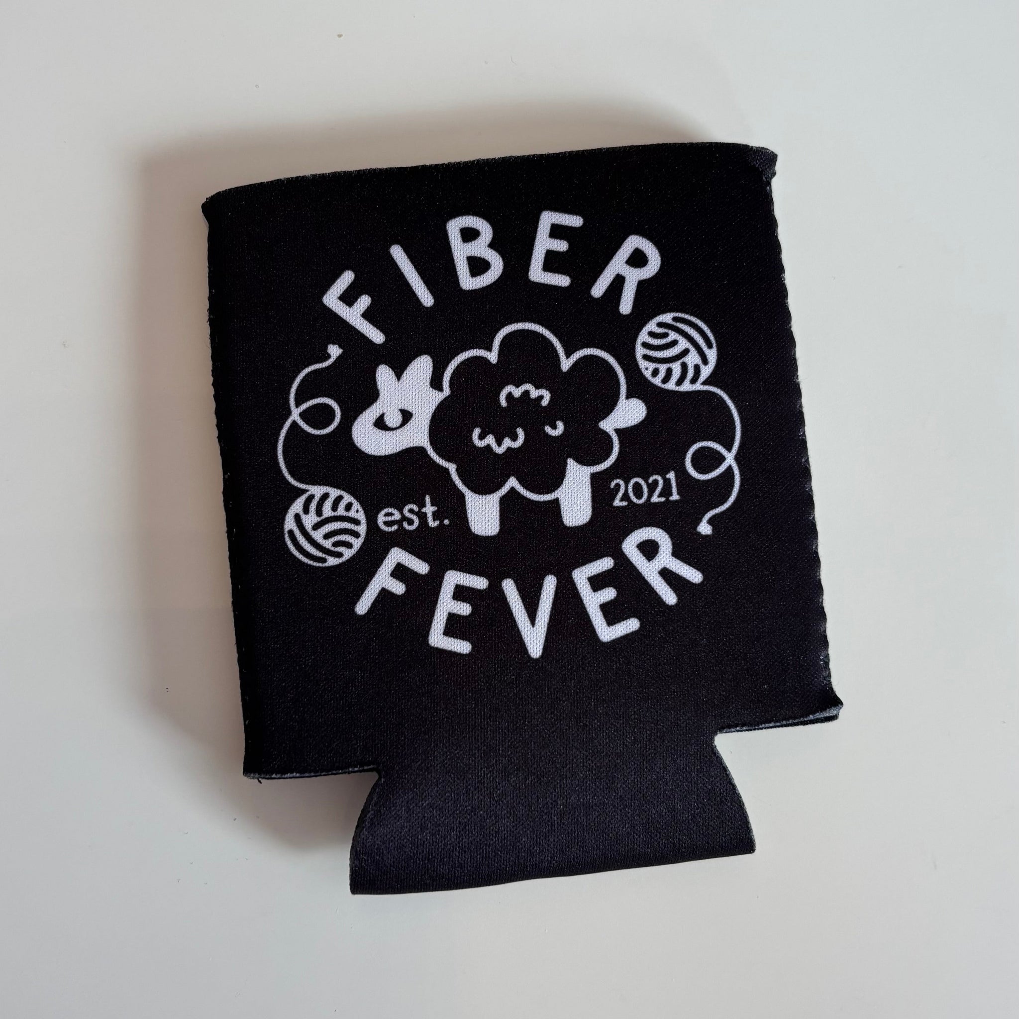 Fiber Fever Can Coozie