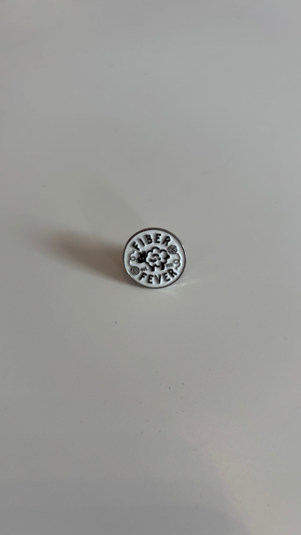 Fiber Fever Enamel Pin