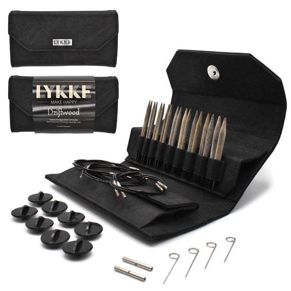 LYKKE | DRIFTWOOD 3.5" Circular Interchangeable Needle Set