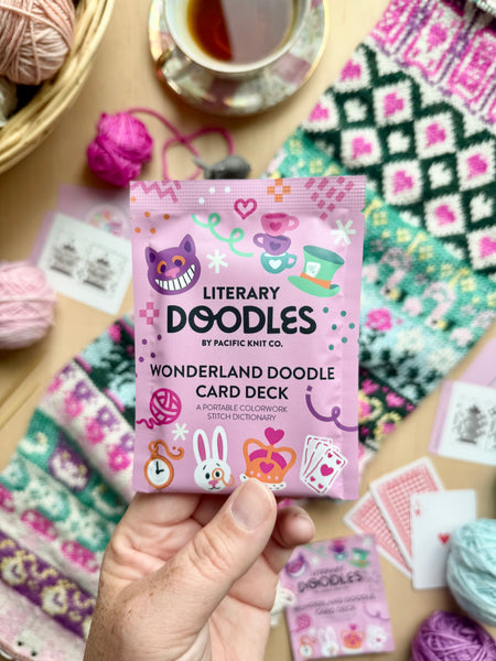 PACIFIC KNIT CO | Wonderland Doodle (Literary Card Deck)