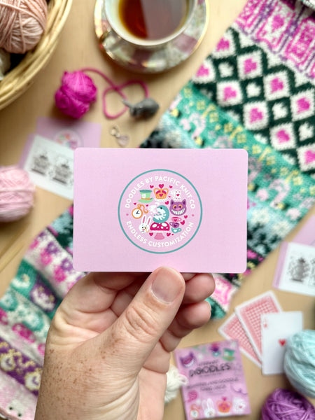 PACIFIC KNIT CO | Wonderland Doodle (Literary Card Deck)
