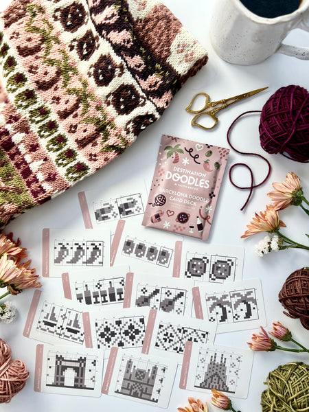 PACIFIC KNIT CO | Barcelona Doodle (Destination Card Deck)