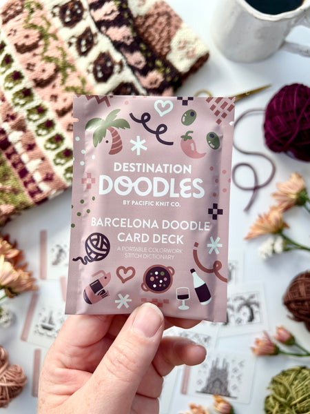 PACIFIC KNIT CO | Barcelona Doodle (Destination Card Deck)