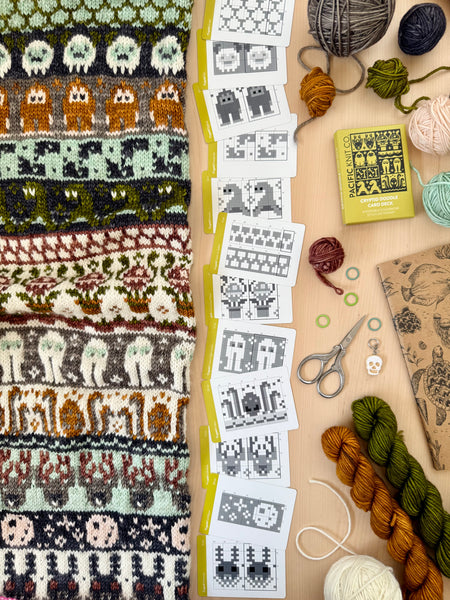 PACIFIC KNIT CO | Cryptid Doodle Card Deck
