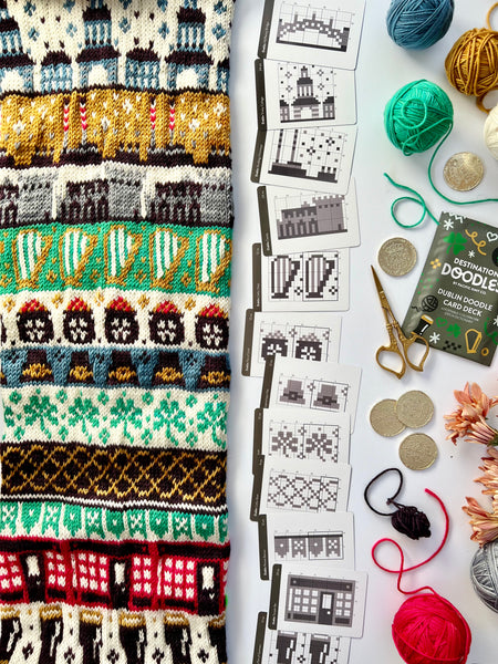 PACIFIC KNIT CO | Doodle Card Deck - Dublin Destination (foil pack)