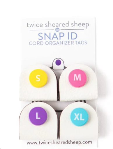 Snap ID Cord Organizer Tags