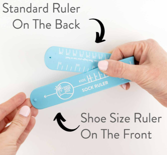 Sock Ruler – Sock Sizing Bracelet Ruler