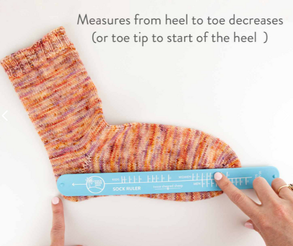 Sock Ruler – Sock Sizing Bracelet Ruler