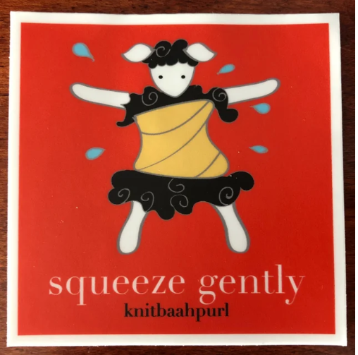 Sticker - Squeeze Gently