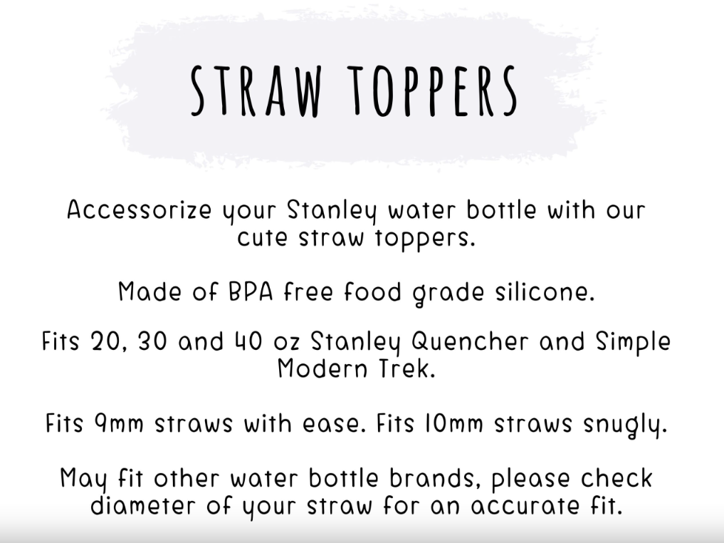 FOX & PINE | Straw Toppers – Fiber Fever