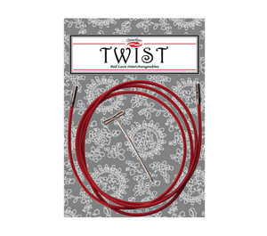 TWIST Red Cables - 50" (125 cm)