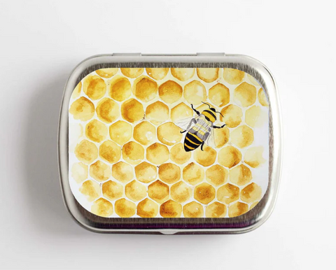 Honey Bee Stitch Marker Tin