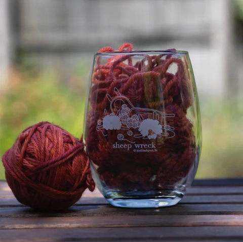 Wine Glass, Stemless - Sheep Wreck