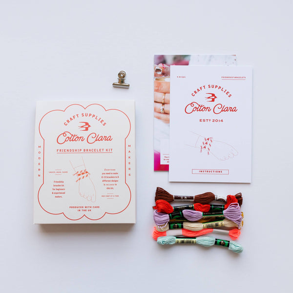 COTTON CLARA | Friendship Bracelet Kit: Colourway A