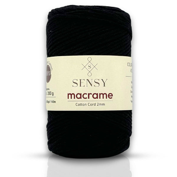 SENSY | Cotton Macrame Cord - 2 mm