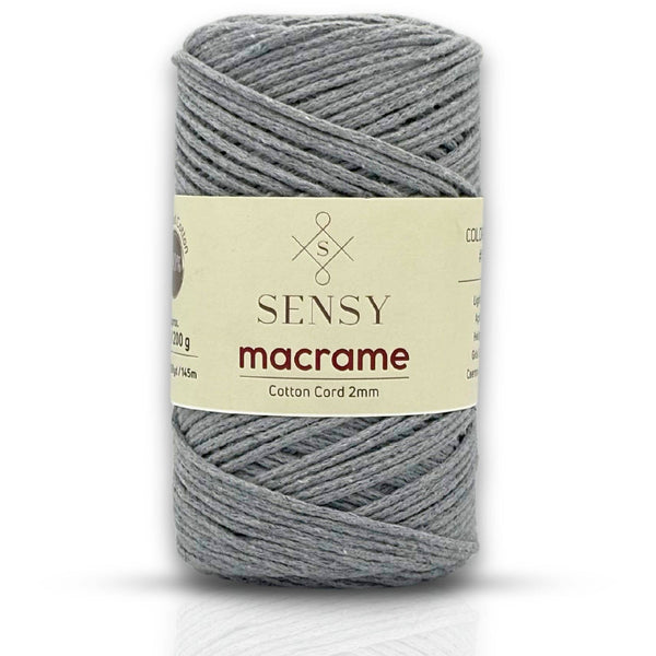 SENSY | Cotton Macrame Cord - 2 mm