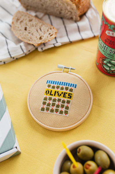 COTTON CLARA | Olives Cross Stitch Kit