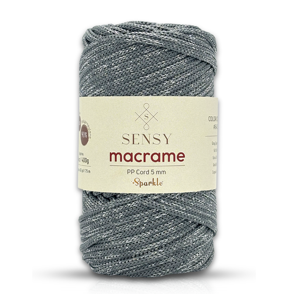 SENSY | Macrame Cord Sparkle - 5 mm