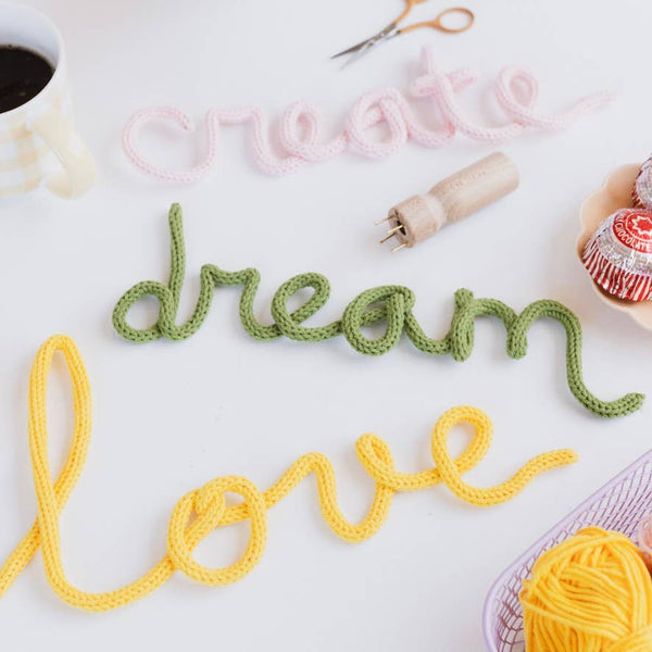 COTTON CLARA | French Knitting Bobbin – Wooden Dolly