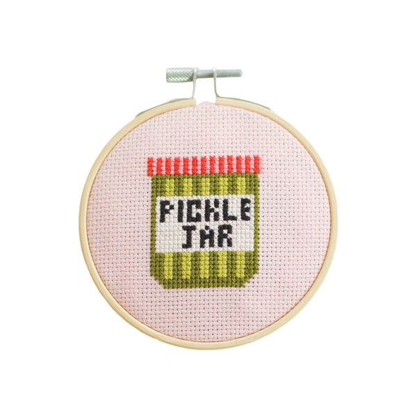 COTTON CLARA | Pickle Jar Cross Stitch Kit