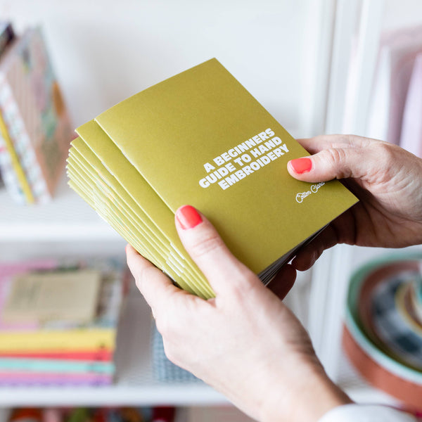 COTTON CLARA | Beginner's Guide to Embroidery Booklet
