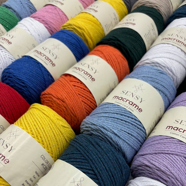 SENSY | Cotton Macrame Cord - 2 mm