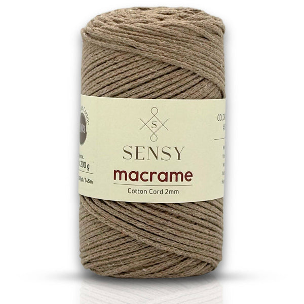 SENSY | Cotton Macrame Cord - 2 mm