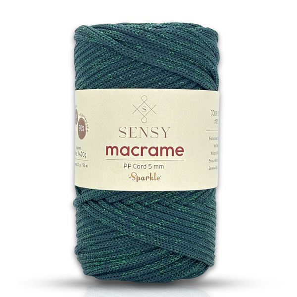 SENSY | Macrame Cord Sparkle - 5 mm