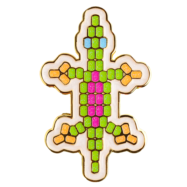 GLITTERLAND | Beaded Lizard Needle Minder