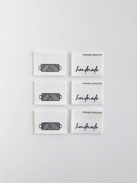 INTENSELY DISTRACTED | Cotton Luxe Labels - Handmade. Thread.