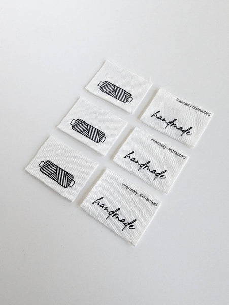 INTENSELY DISTRACTED | Cotton Luxe Labels - Handmade. Thread.