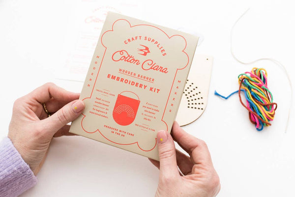 COTTON CLARA | Rainbow Embroidery Board Kit