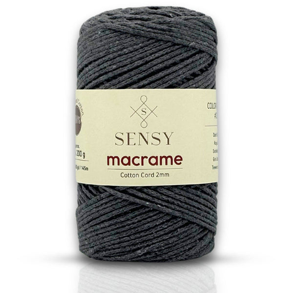 SENSY | Cotton Macrame Cord - 2 mm