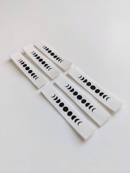 INTENSELY DISTRACTED | Cotton Luxe Labels - Lunar Phases