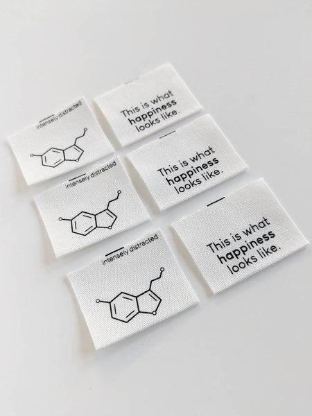 INTENSELY DISTRACTED | Cotton Labels - Serotonin. This is What Happiness Looks Like