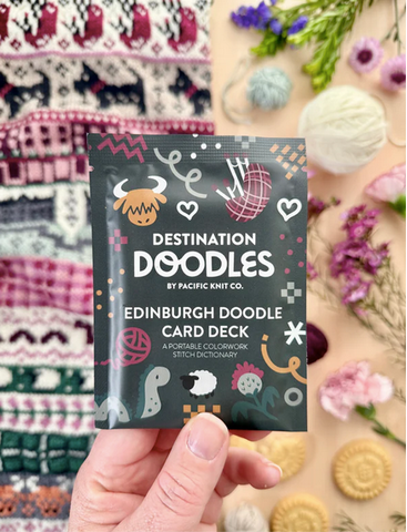 Doodle Card Deck - Edinburgh Destination (foil pack)
