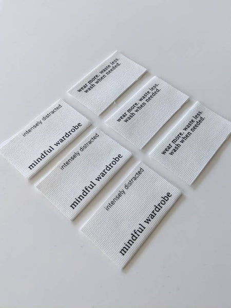 INTENSELY DISTRACTED | Cotton Luxe Labels - Mindful Wardrobe