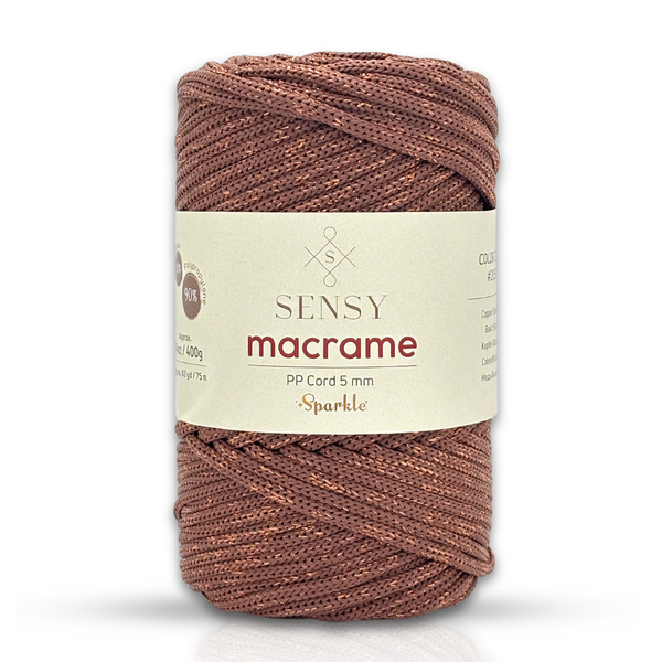 SENSY | Macrame Cord Sparkle - 5 mm