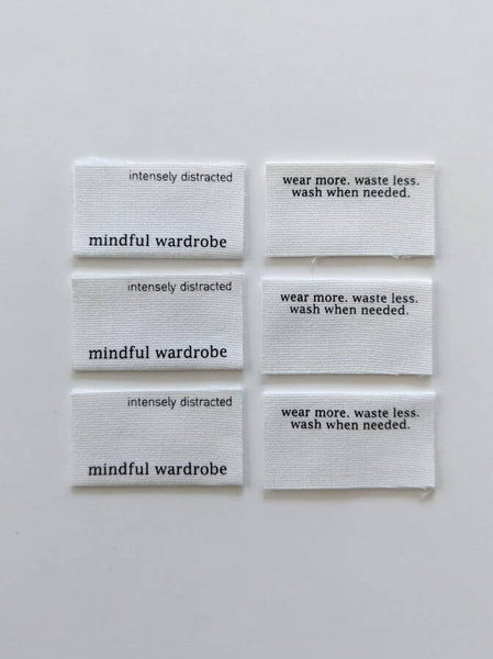 INTENSELY DISTRACTED | Cotton Luxe Labels - Mindful Wardrobe