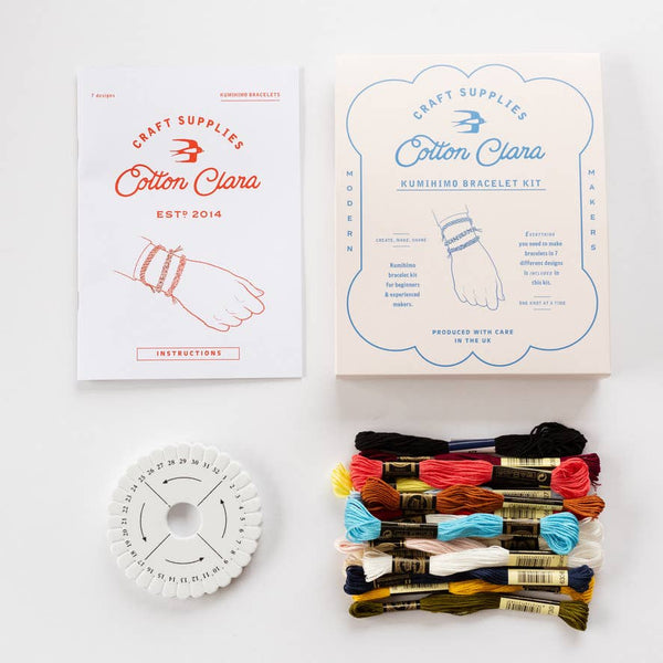 COTTON CLARA | Kumihimo Friendship Bracelet Kit