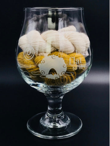 Belgian Style Beer Glass - Lay Flat to Dry