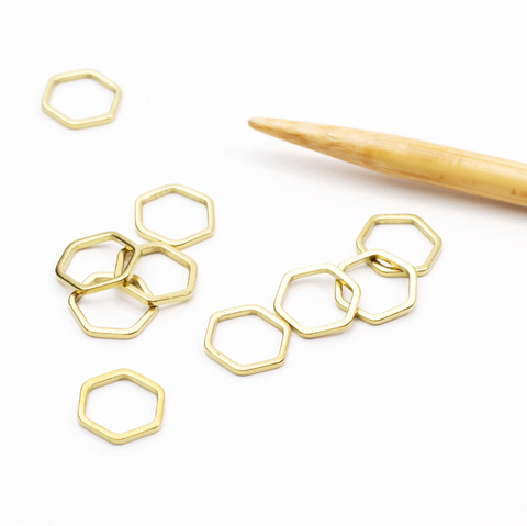 Honeycomb Simple Stitch Markers