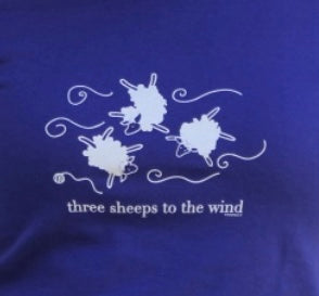 Three Sheeps to the Wind, Women’s Tee (Cobalt)