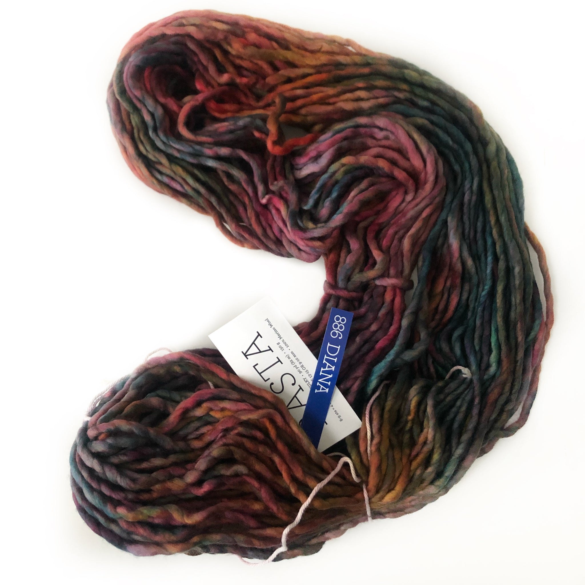 Malabrigo Arroyo Yarn - Superwash Merino Wool, Sport/DK Weight, Hand-Dyed Color Diana, 335 Yards